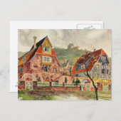 Metzendorf Waterverf German Architecture  Briefkaart (Voorkant / Achterkant)