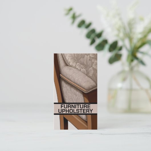 Meubelbekleding Stoel Visitekaartje (Staand voorkant)