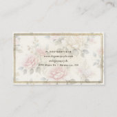 Meubelen, geverfd, voor het splijten van vuurwerk visitekaartje (Achterkant)