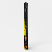 Meubelen Neon Yellow Red Abstract Art voelt het Case-Mate iPhone Case (Achterkant/links)