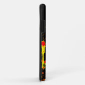 Meubelen Neon Yellow Red Abstract Art voelt het Case-Mate iPhone Case (Achterkant/rechts)