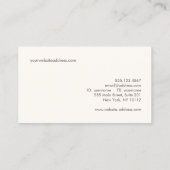 Meubelen Upholsterer Visitekaartje (Achterkant)