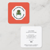 Meubelen Upholstery en huisdecoratie Square Bu Vierkante Visitekaartje (Voorkant / Achterkant)