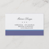 Meubelen voor Antiek decoratie in het interieur va Visitekaartje (Achterkant)