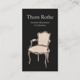 Meubelen voor het opknappen en opbergen van stoffe contactkaartje