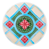 Meubelen voor sierdoeleinden, van rood of groen keramische knop (Voorkant)