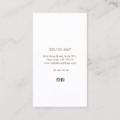 Meubelen voor stoffering en stoffering contactkaartje (Achterkant)