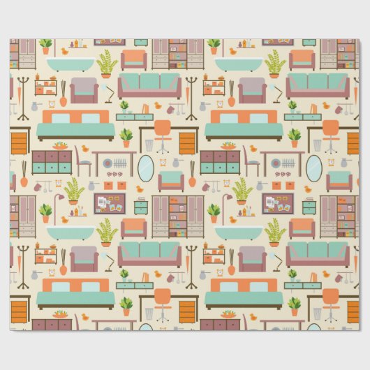 Meubelpatroon Cadeaupapier (Vlak)