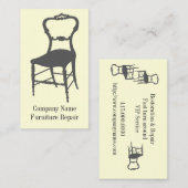 Meubels en Antiek repareren en restaureren Visitekaartje (Voorkant / Achterkant)