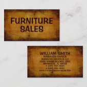 Meubelverkoop Antiek Visitekaartje (Voorkant / Achterkant)
