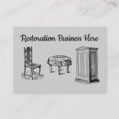 Meubilair Antiek Restauratie Up-Cycle Reparatie Visitekaartje (Voorkant)