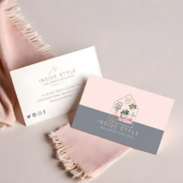 Meubilair Decor Stylish Home Staging Pink & Grey Visitekaartje