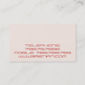 Meubilair Designer Stoel Kamer Decor Woonhuis Visitekaartje (Achterkant)