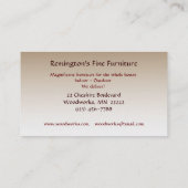 Meubilair Visitekaartje (Achterkant)