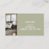 Meubilair Visitekaartje winkel (Achterkant)