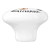 Meubilairkabinetsknoppen decoratief, hardware, keramische knop (Zijkant)