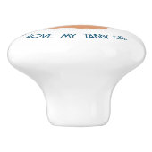 Meubilairkabinetsknoppen decoratief, hardware, keramische knop (Zijkant)