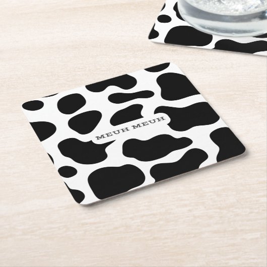 Meuh Meuh Kartonnen Onderzetters (Schuin)