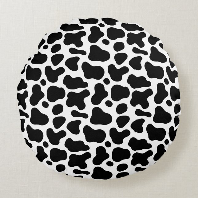 Meuh Meuh Rond Kussen (Voorkant)