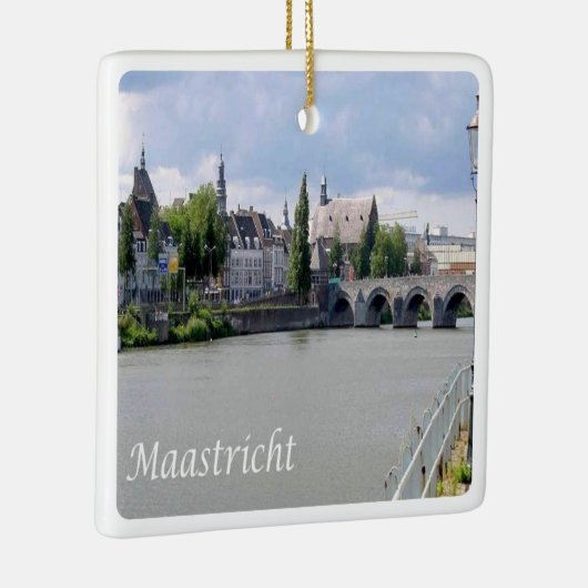 Meuse River MASS, Europa Keramisch Ornament (Rechts)