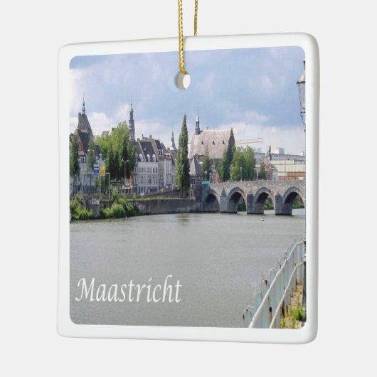 Meuse River MASS, Europa Keramisch Ornament (Links)