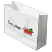 Meuw van kerstawemmew groot cadeauzakje (Voorkant Gekanteld)