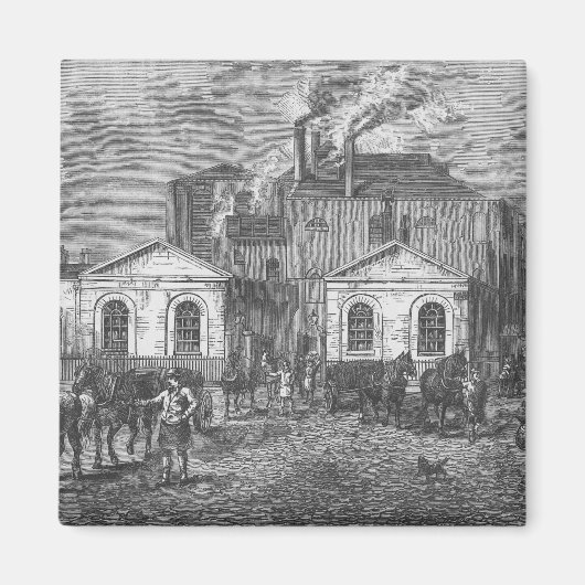 Meux's Brewery, 1830 Magneet (Voorkant)