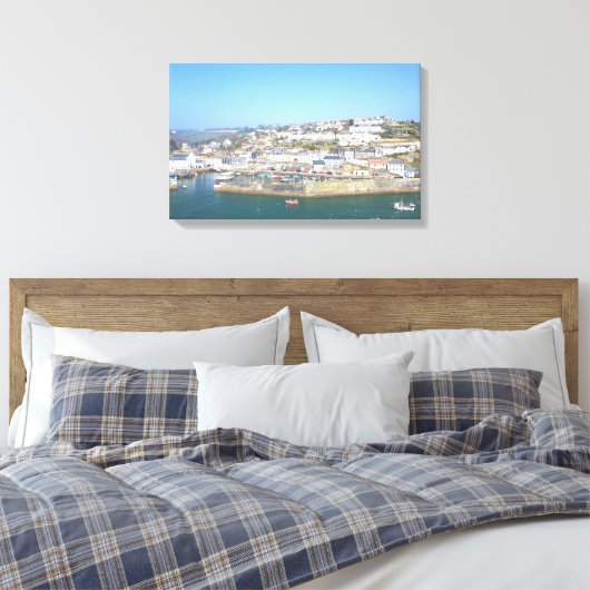 Mevagissey Canvas Afdruk (Insitu (Slaapkamer))