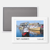 Mevagissey, Cornwall, Engeland Magneet (Voorkant / Achterkant)