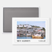Mevagissey, Cornwall, Engeland Magneet (Voorkant / Achterkant)