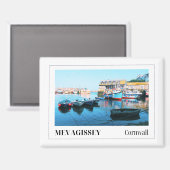 Mevagissey, Cornwall, Engeland Magneet (Voorkant / Achterkant)