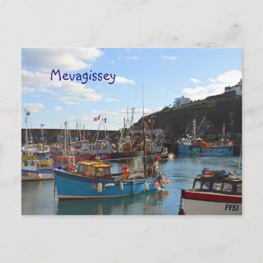 Mevagissey Cornwall England Briefkaart (Voorkant)