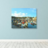 Mevagissey Cornwall England Canvas Afdruk (Insitu (Houten vloer))