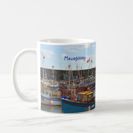 Mevagissey Cornwall England Koffiemok (Links)
