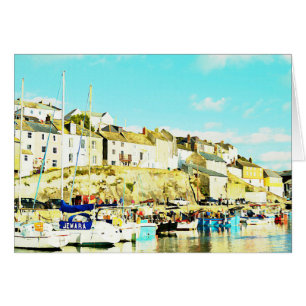 Mevagissey Cornwall England Waterverf