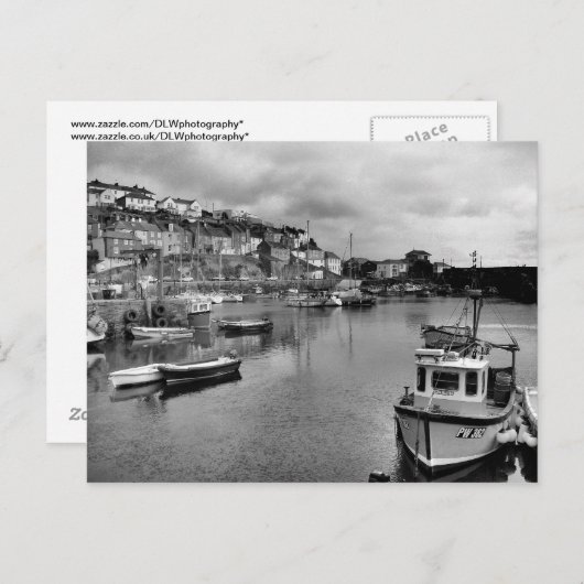Mevagissey Harbour Cornwall Briefkaart (Voorkant / Achterkant)