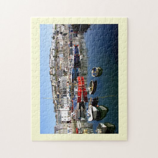Mevagissey harbour legpuzzel (Verticaal)
