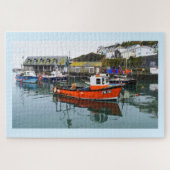 Mevagissey haven in Cornwall Legpuzzel (Horizontaal)