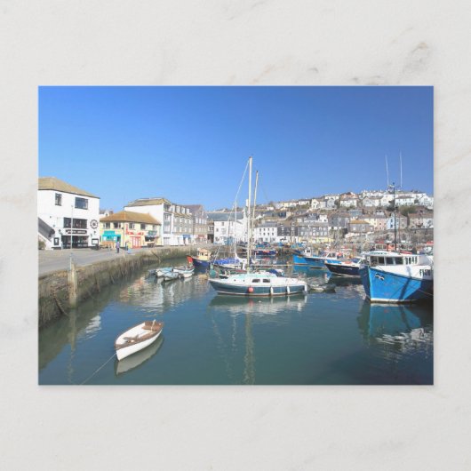 Mevagissey op Cornwall Briefkaart (Voorkant)