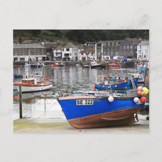 Mevagissey op Cornwall Briefkaart (Voorkant)