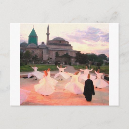 mevlana konya briefkaart (Voorkant)