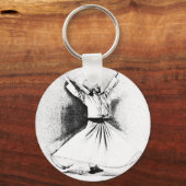 Mevlana Sufi Dervish Dancing Sleutelhanger (Voorkant)