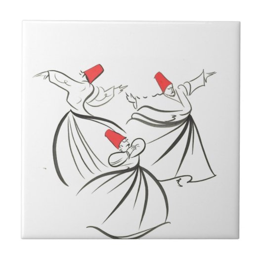 Mevlana Tegeltje (Voorkant)