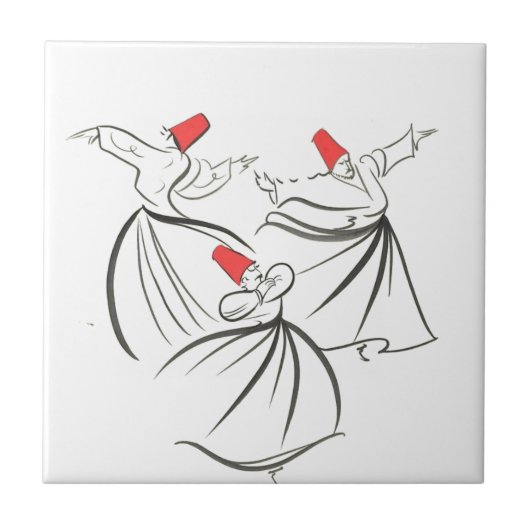 Mevlana Tegeltje (Voorkant)