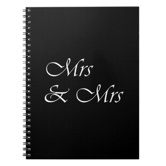 Mevr. & Mevr. Notitieboek (Voorkant)