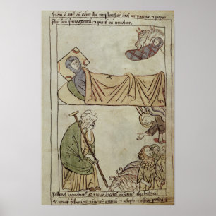 Mevrouw 108 fol.168 The Natitivity, uit een Bijbel Poster