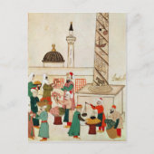 Mevrouw 1671 A Bazaar in Istanbul, c.1580 Briefkaart (Voorkant)