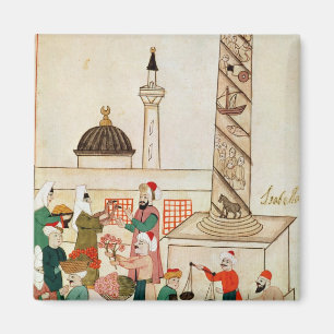 Mevrouw 1671 A Bazaar in Istanbul, c.1580 Magneet