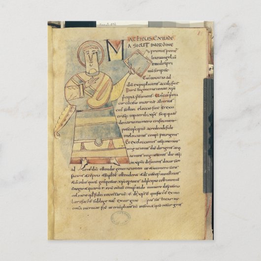 Mevrouw 18 f.8 St. Matthew de Evangelist Briefkaart (Voorkant)