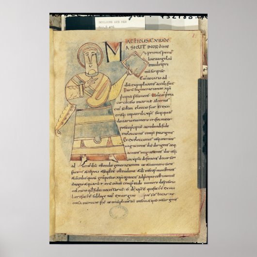 Mevrouw 18 f.8 St. Matthew de Evangelist Poster (Voorkant)